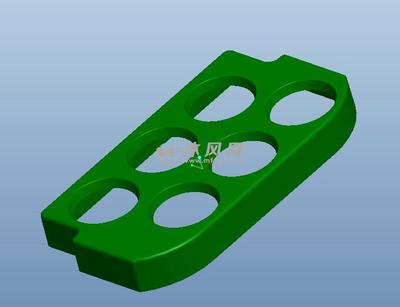 接冰箱蛋托注塑模具設(shè)計(jì)與PROE三維圖解析